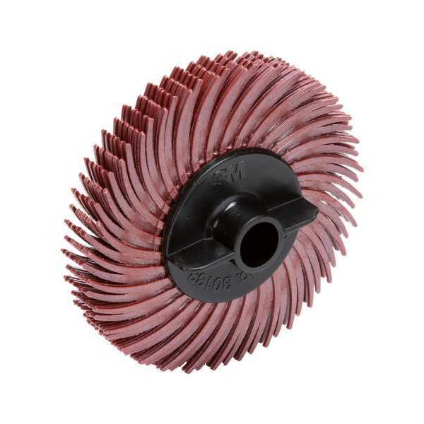 Radial Bristle Disc, TC, 2In Dia, 220G, PK80