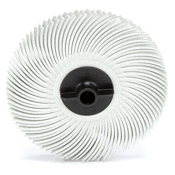 Radial Bristle Disc, TC, 3In Dia, 120G, PK80