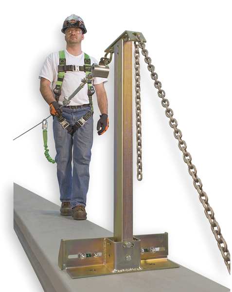 Horizontal Lifeline System, 60 ft., 310 lb Weight Capacity