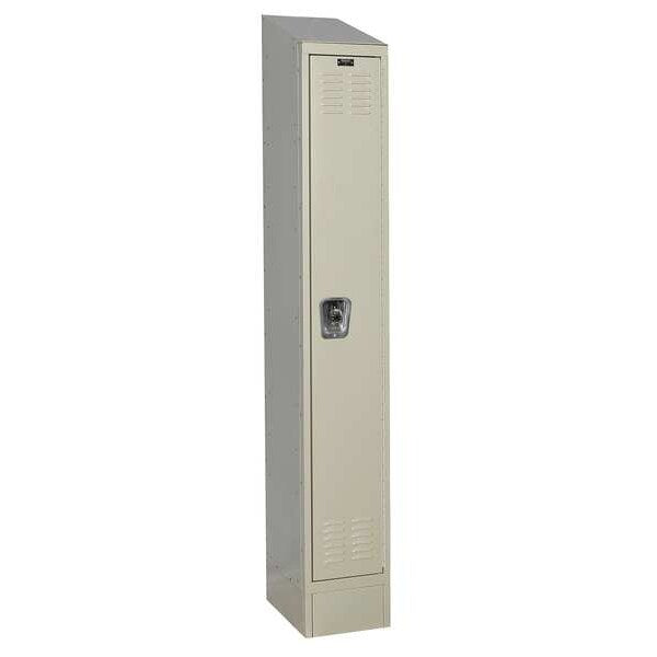 Wardrobe Locker, 12 in W, 12 in D, 82 in H, (1) Tier, (1) Wide, Tan
