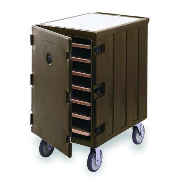 Food Delivery Cart, Trays, Brown, Cap 7