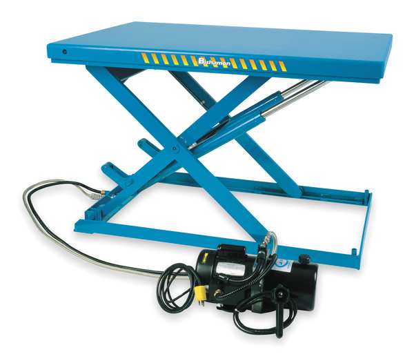 Scissor Lift Table, 2200 lb. Cap, 230V, 24