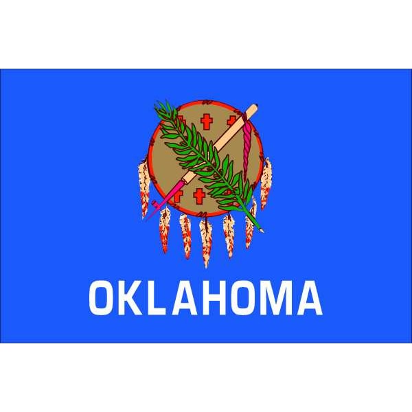Oklahoma State Flag, 3x5 Ft