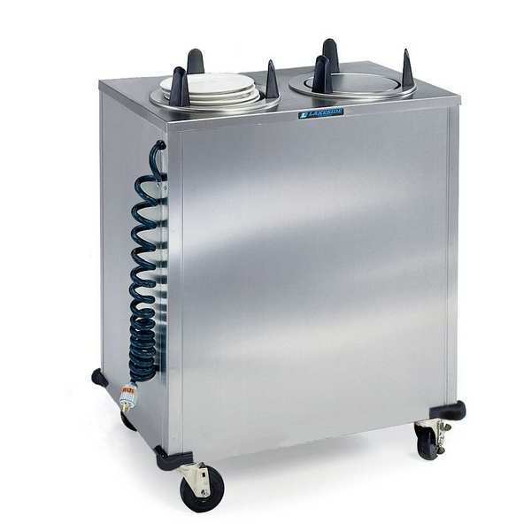 Heated 2-Stack Plate Dispenser Cabinet; Fits Plates 8-1/4