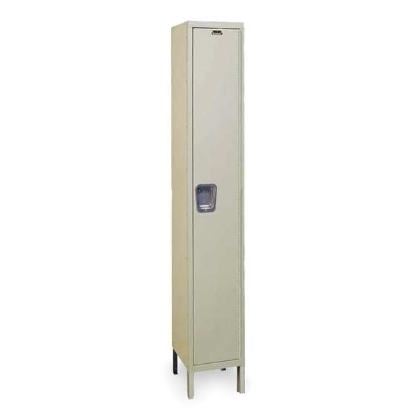 Wardrobe Locker, 15 in W, 15 in D, 78 in H, (1) Tier, (1) Wide, Tan