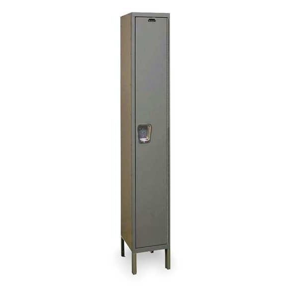 Wardrobe Locker, 12 in W, 12 in D, 78 in H, (1) Tier, (1) Wide, Dark Gray