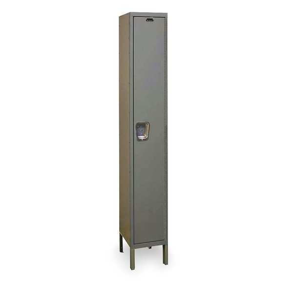 Wardrobe Locker, 12 in W, 18 in D, 78 in H, (1) Tier, (1) Wide, Dark Gray