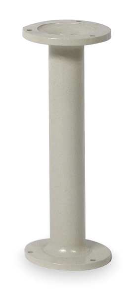 Bench Pedestal, H 16-3/4 In, Cast Iron