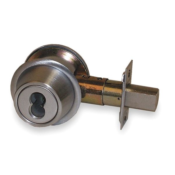 Deadbolt, HD, Satin Chrome, SFIC Not Incl.