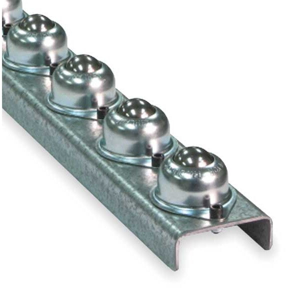 Flow Rail, 10 ft L, 2 1/2 in W, 120 lb/ft (5 ft Supports) Max Load Capacity