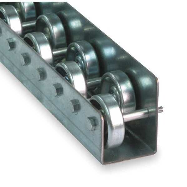 Flow Rail, 5 ft L, 2 1/4 in W, 195 lb/ft (5 ft Supports) Max Load Capacity