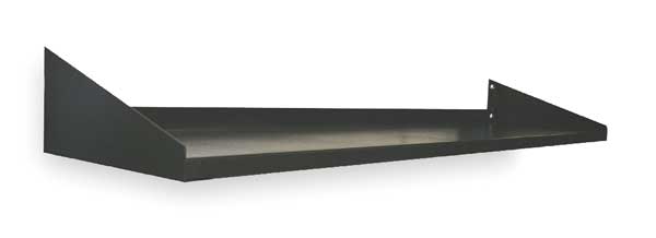 Cantilever Shelf, 60 W x 12 D x 4 H, Black
