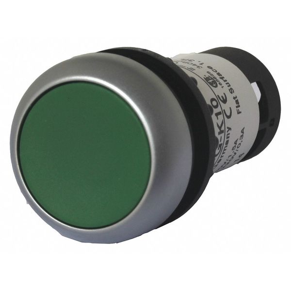 Non-Illuminated Push Button, 22 mm, 1NO, Green