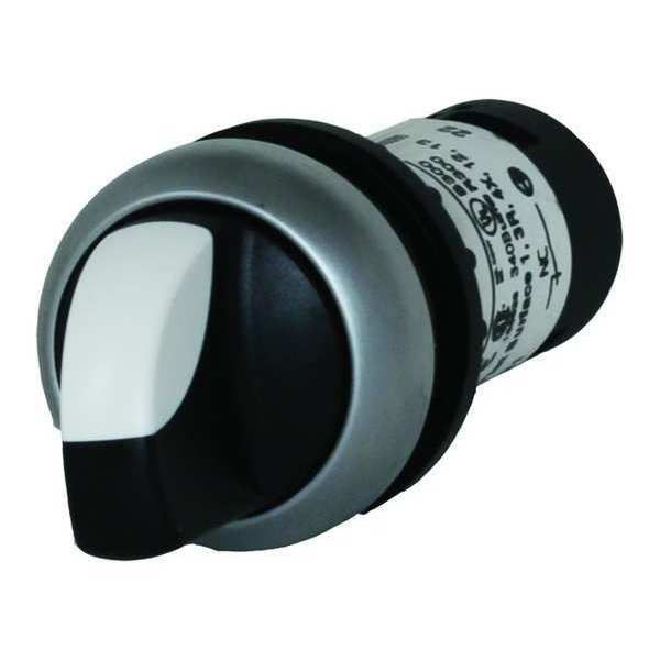 Non-Illumin Selectr Swtch, 1NO/1NC, Black