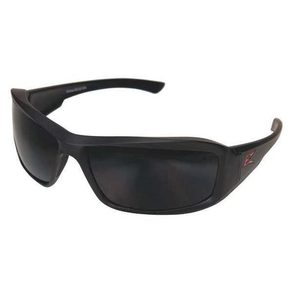 Polarized Safety Glasses, Wraparound Smoke Polycarbonate Lens, Scratch-Resistant