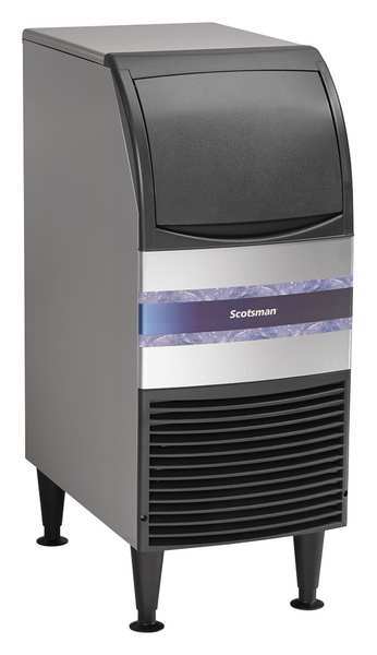 15 in W X 38 in H X 24 in D Ice Maker, Ice Production Per Day: 80 lb