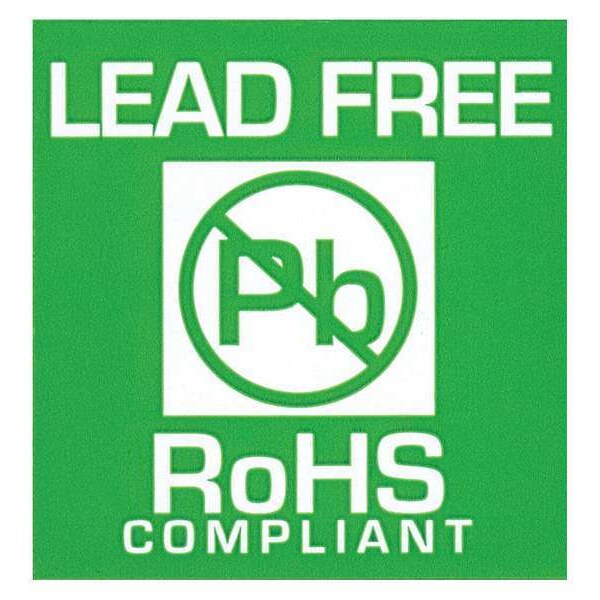 Label, Green/White, 1-3/4in.Hx1-3/4in.W