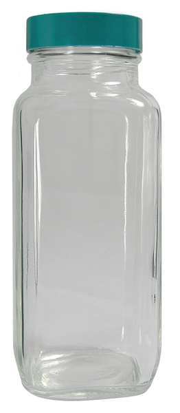 French Square Bottle, Narrow, 2 Oz, PK48