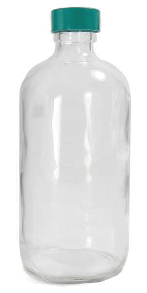 Boston Round Bottle, 8 Oz., Narrow, PK24
