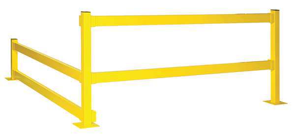 Inline Post, 11 ga. Steel, Double, Yellow