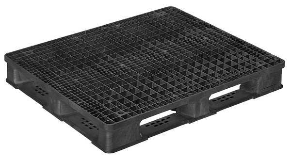 Polypropylene Pallet, 48 in L, 40 in W, 6 1/4 in H