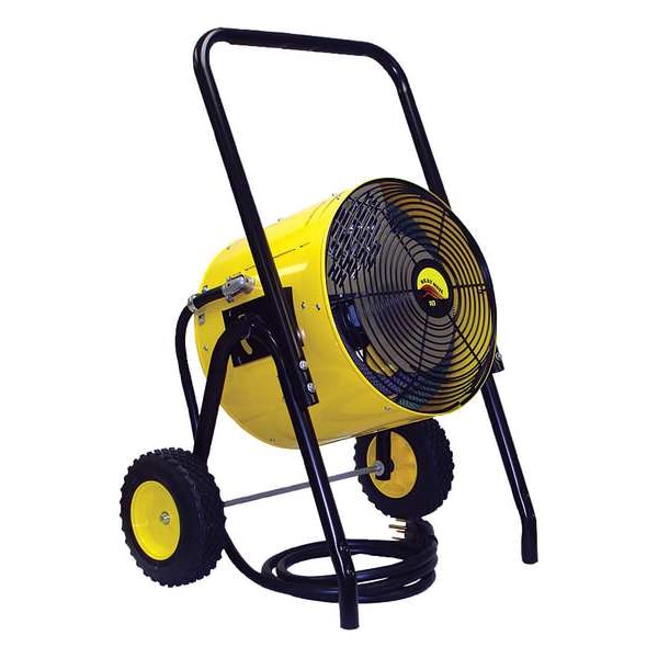 Portable Electric Salamander Heater, 9kW, 240V AC, 1 Phase