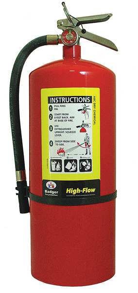 Fire Extinguisher, 4A:60B:C, Dry Chemical, 20 lb