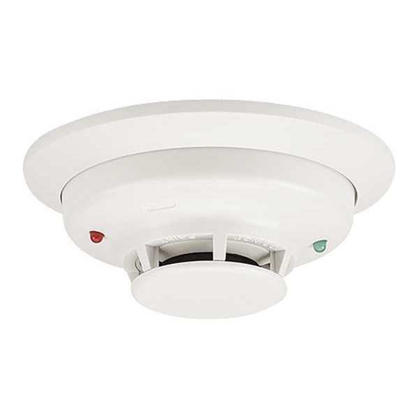 Smoke Alarm, 12/24 VDC, 4-Wire, w/Base