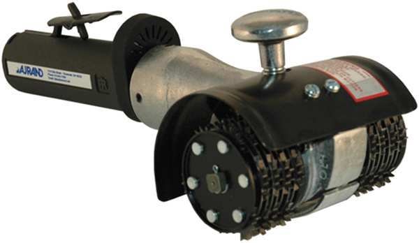 Air Powered Scarifier, 1/2 in Air Inlet, 3/4 hp