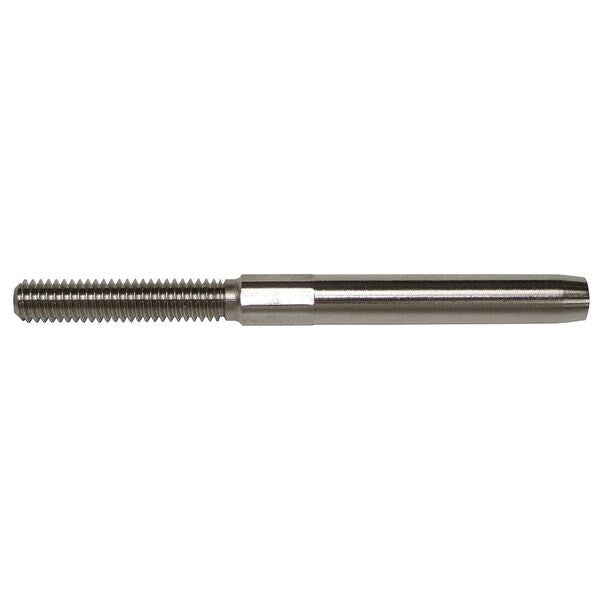 Coarse Thread Stud, Ext, Right Hnd, 1/4 in