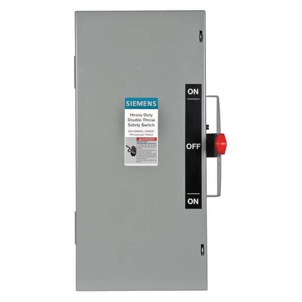 Nonfusible Safety Switch, Heavy Duty, 600V AC, 3PST, 60 A, NEMA 1