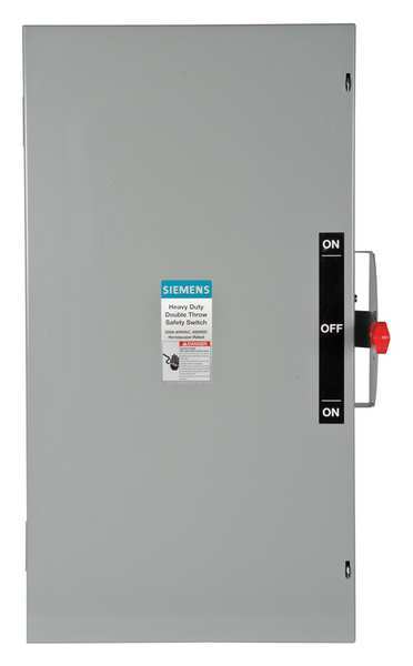 Nonfusible Safety Switch, Heavy Duty, 600V AC, 3PST, 200 A, NEMA 1