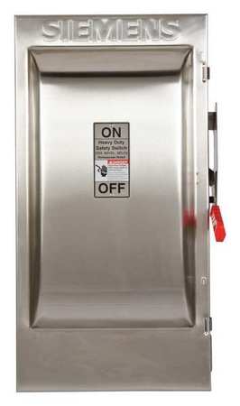 Fusible Safety Switch, Heavy Duty, 240V AC, 2PST, 200 A, NEMA 4X