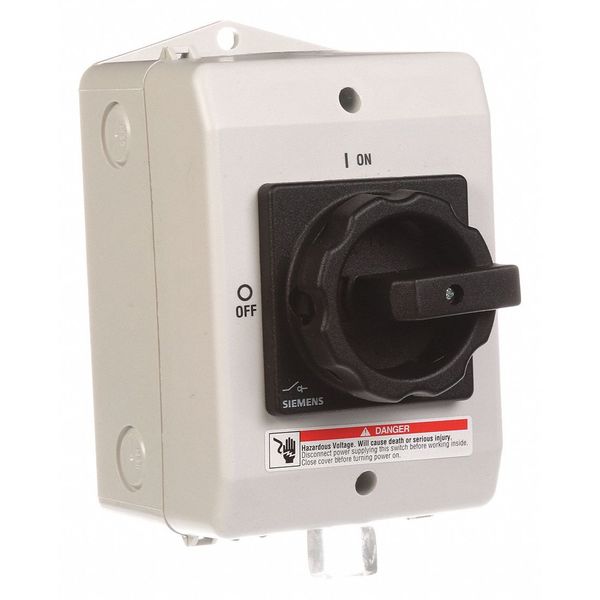 Nonfusible Safety Switch, Heavy Duty, 600V AC, 3PST, 16 A, NEMA 1, 12K, 4X