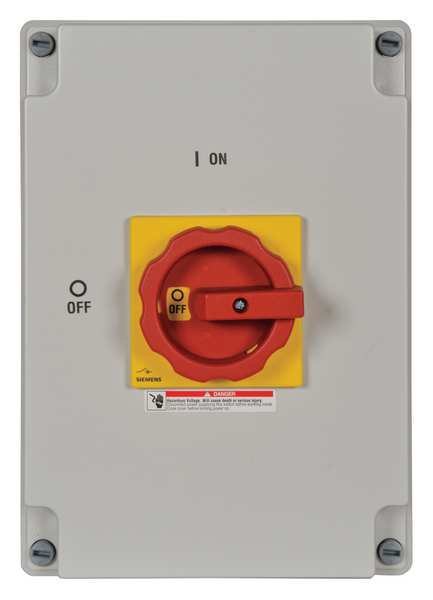 Nonfusible Safety Switch, Heavy Duty, 600V AC, 3PST, 100 A, NEMA 1, 12K, 4X