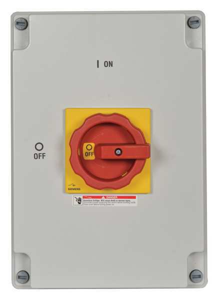Nonfusible Safety Switch, Heavy Duty, 600V AC, 3PST, 100 A, NEMA 1, 12K, 4X