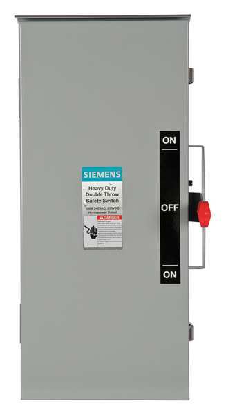 Nonfusible Safety Switch, Heavy Duty, 240V AC, 3PST, 100 A, NEMA 3R