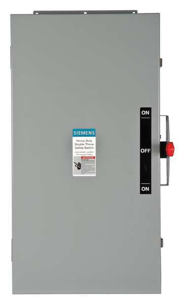 Nonfusible Safety Switch, Heavy Duty, 600V AC, 3PST, 200 A, NEMA 12