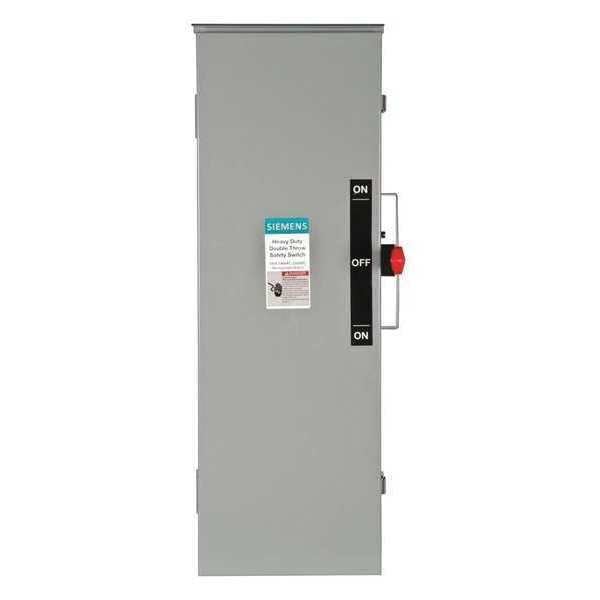 Fusible Safety Switch, Heavy Duty, 240V AC, 3PST, 100 A, NEMA 3R