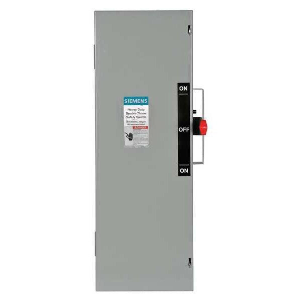Fusible Safety Switch, Heavy Duty, 600V AC, 3PST, 60 A, NEMA 1