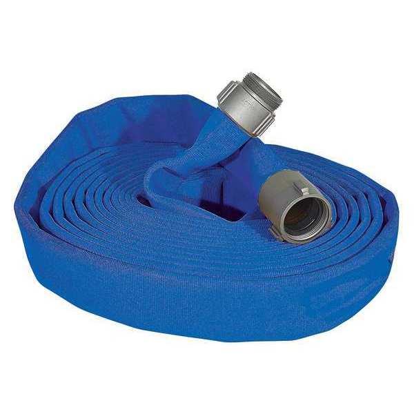 Attack Line Fire Hose, 100 ft., Blue
