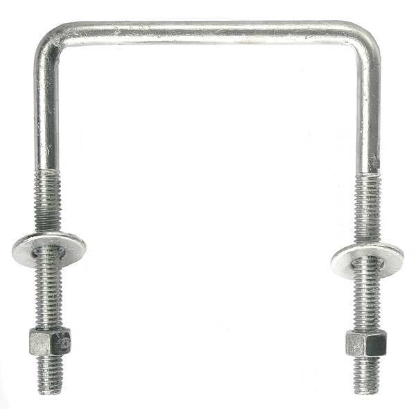 Square U-Bolt, 3/8