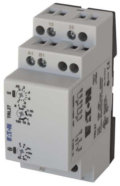 Time Delay Relay, 24 to 240VAC/DC, 8A, DPDT, Status Indicator: LED