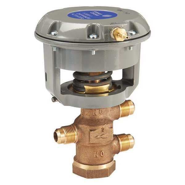 Pneumatic Flare Valve, Brass, 1/2 in.