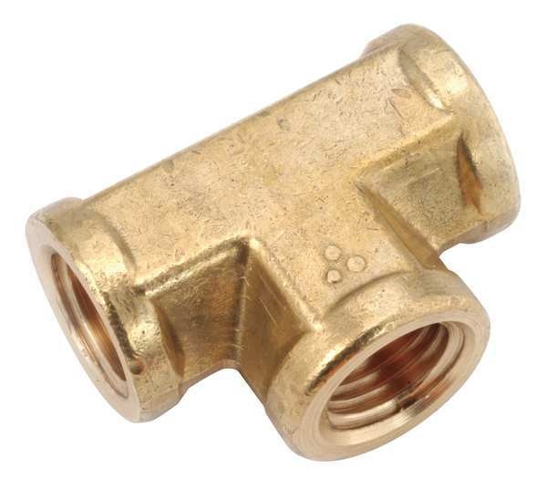 Low Lead Brass Forged Female Tee, 3/4