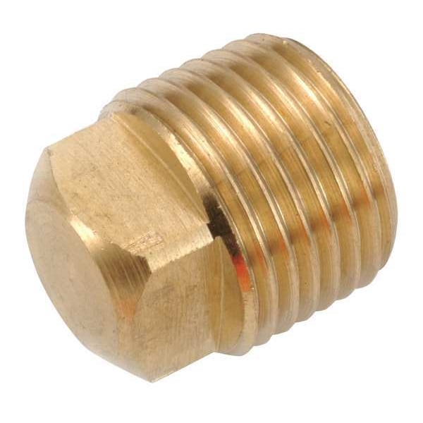 Low Lead Brass Cored Square Head Plug, 1/2