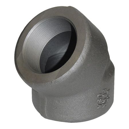 Elbow 45 deg, Low Temp Steel, FNPT, 2in.