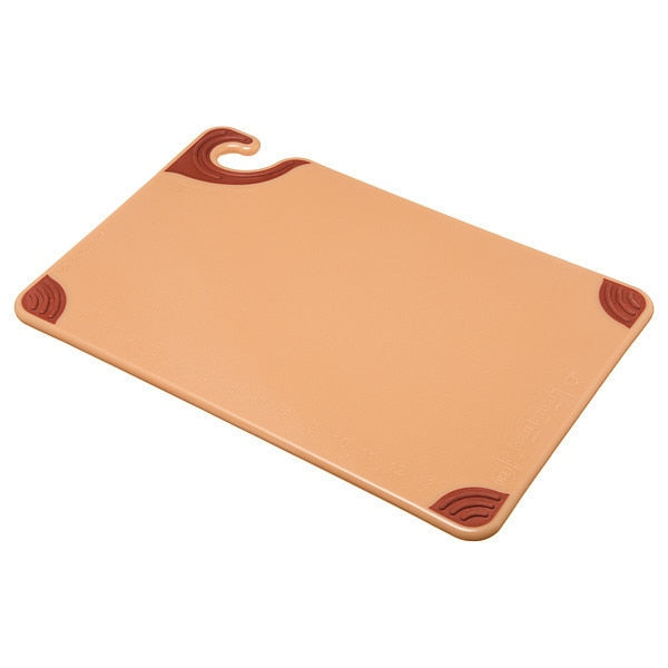 Cutting Board w/Grips, 12 x 18 In, Brown