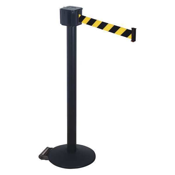 Barrier Post with Belt, 40 In. H, 30 ft. L