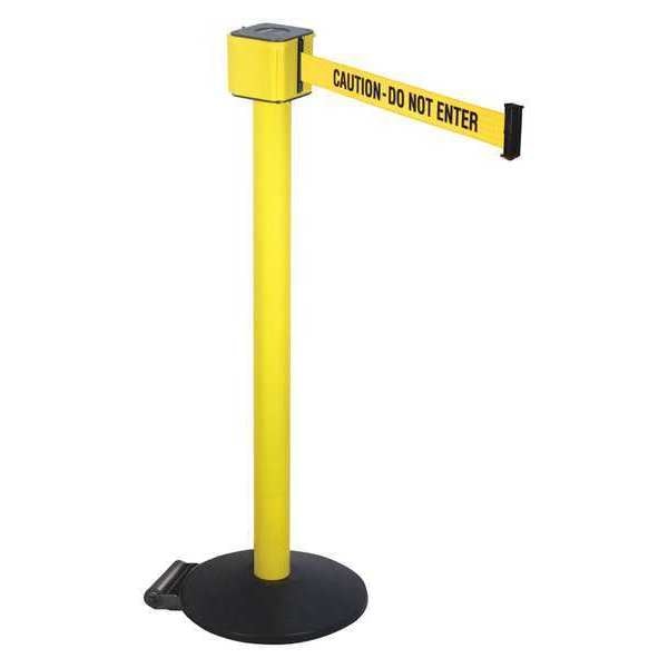 Barrier Post with Belt, 40 In. H, 30 ft. L